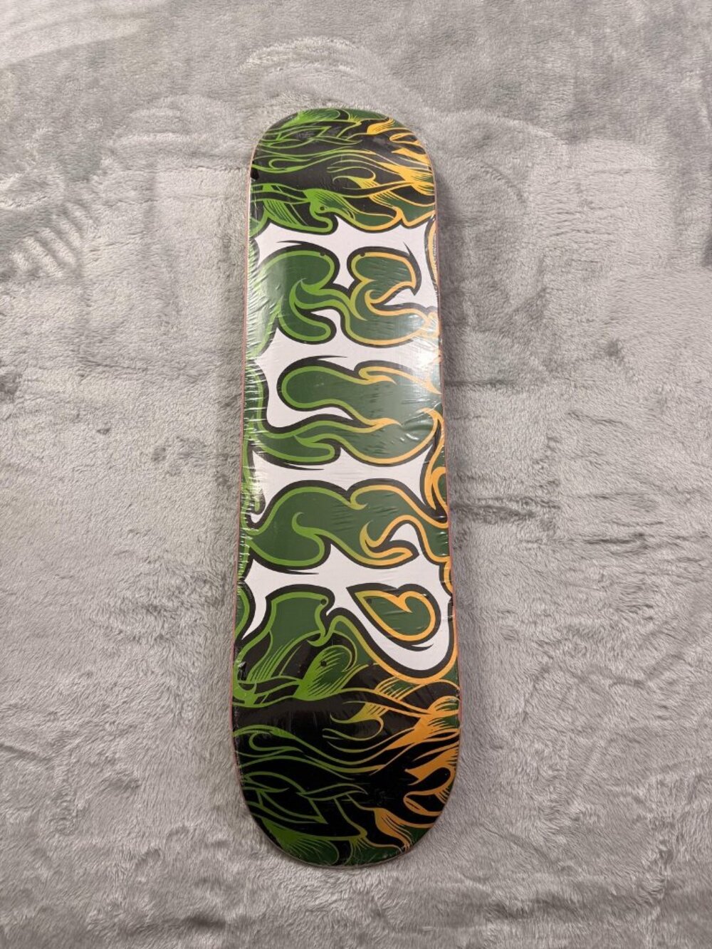 New Flip Flame Logo Skateboard Deck 8.0 Green Orange Pink Art Graphic Street